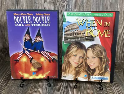 Double Double Toil And Trouble + When In Rome DVD Lot Mary-Kate & Ashley Olsen • $19.89