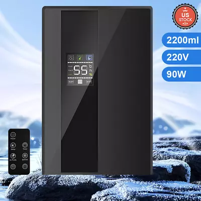 Dehumidifier 2.2L 74oz Timer Air Purifier For Home Basements Office • $53.98