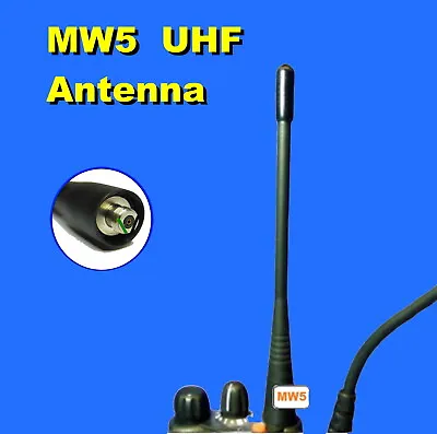 $24.99 • Buy MW5 UHF TUNED Whip Antenna For Motorola XTS3500 XTS5000 HT1000 MTS2000 XPR6550