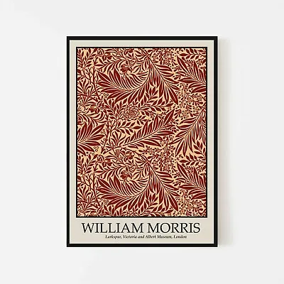William Morris Larkspur Exhibition Vintage Wall Art Poster Print • $67.05