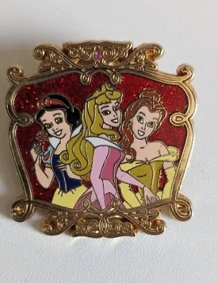 $19.99 • Buy Disney Princess Pin Trading Snow White Aurora & Belle Lapel Trading Pin 2007 