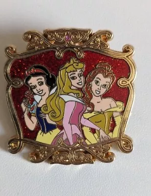 $19.99 • Buy Disney Princess Pin Trading Snow White Aurora & Belle Lapel Trading Pin 2007 