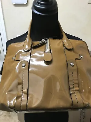 Vintage Ferragamo Brown Patent Leather Bag #IS2 - Xmas Sale • $35.99