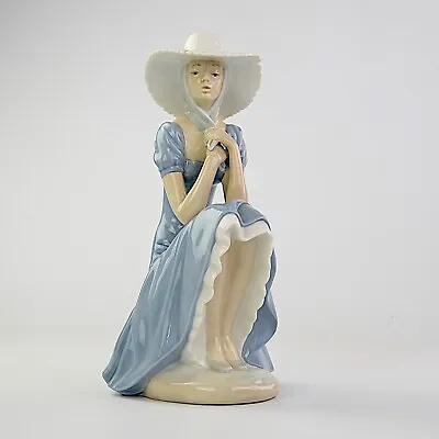 £33 • Buy Nao Figurine, Girl In Straw Hat, 0229