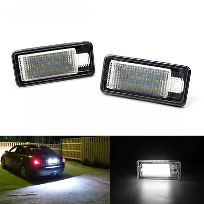 LED License Number Plate Light Lamp For Audi A3 8P S3 A4 B6 B7 A6 S6 A8 Q7 RS4 • $10.99