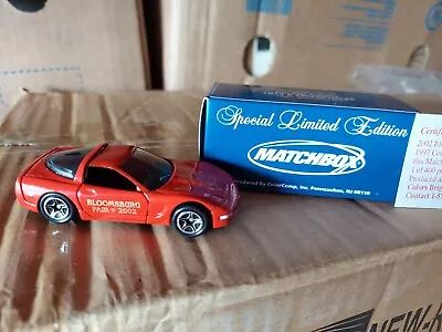 Matchbox 1997 Corvette Red  Promo 2002 Bloomsburg Fair Spec. Limited Car In Box • $15.99