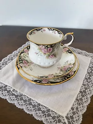 Queens Fine Bone China Cup/Saucer And Side Plate. • £12.50