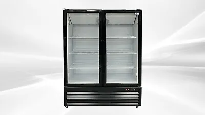 NEW 48  Commercial  Merchandiser Two Glass Door Refrigerator Flower Cooler NSF • $1701.62