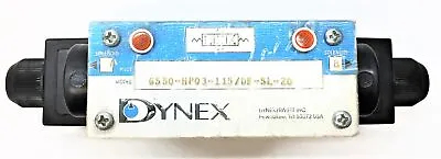 £1183.38 • Buy DYNEX/RIVETT High-Pressure Solenoid Valve 6550-HP03-115/DFSL-20 NOS