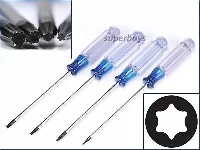 4pcs Magnetic Torx Screwdriver Set T5 T6 T8 T10 Kit Laptop Console Repair Tool • $16.95