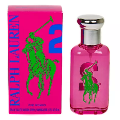 Ralph Lauren Big Pony 2 Pink 50ml Eau De Toilette EDT Spray For Women - New • £26.99