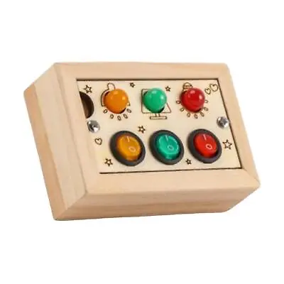 Button Busy Board Activity Sensory Board For Kids Preschool Travel Car Toy • £9.22