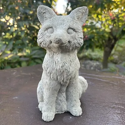 $19.95 • Buy Concrete Fox Garden Statue Cement Stone 8” Outdoor Lawn Ornament Sculpture