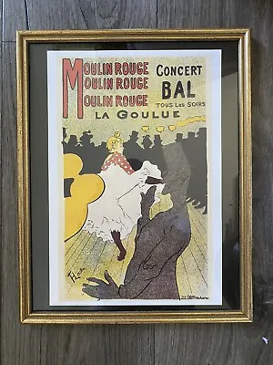 Moulin Rouge La Goulue By Lautrec Art Print Vintage French Theatre Poster 11x14 • $35