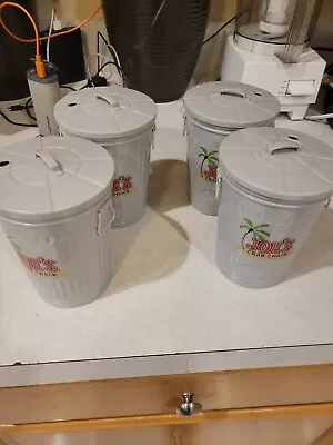 $49.95 • Buy 4 Joe's Crab Shack Trash Can Drinking Cup 5 