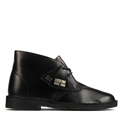 Clarks Desert Boot Black Polished • $130