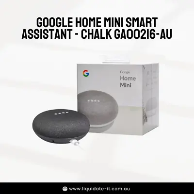 Google Home Mini Smart Assistant - Chalk GA00216-AU *BRAND NEW* • $44.90