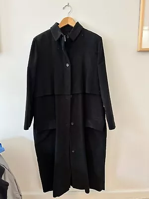 La Garconne Modern Cotton Moleskin Overcoat Trench • $100