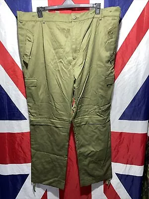 Olive Green Military Combat Trousers • £8
