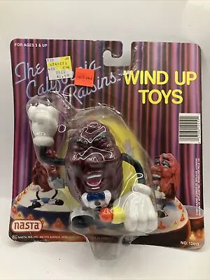 LOT Of 5 VINTAGE 1987 CALIFORNIA RAISINS WIND UP TOYs 4 NEW IN BOX SEALED • $8