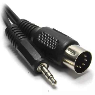 3m 5 Pin Din MIDI Plug To 3.5mm Jack Stereo Plug Audio Cable [007233] • £3.92