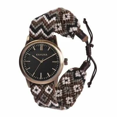 Gents Multi Coloured Fabric Strapped Watch By Kahuna KGF 0006G • £10.56