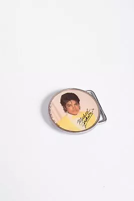 Small Vintage Official 1984 Lee Merchandising Michael Jackson Belt Buckle  • $32