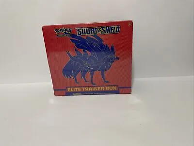 Pokemon Sword And Shield Base Set ETB Elite Trainer Box - Factory Sealed Zacian • $55