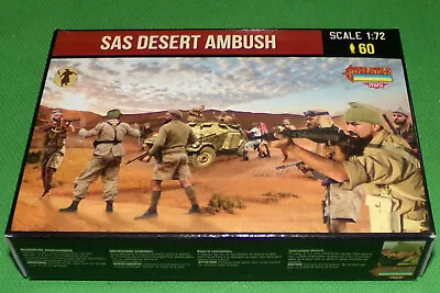 Strelets Plastic 1/72 Scale WW2 SAS Desert Ambush • £10