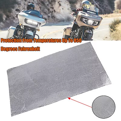 Motorcycle Race Track Fairing Exhaust Engine Heat Shield Self Adhesive Cover • $12.98