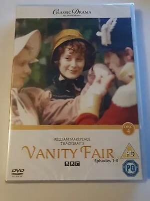 		Vanity Fair Ep 1-3 BBC Classic Collection William Makepeace NEW DVD Movie T75 • £4.30