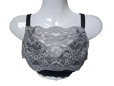 Modesty Panel Quality French Stretch Lace Silver Grey. Small Medium Large • £5.99