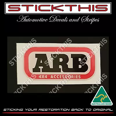 Fits Toyota Hilux Landcruiser GX VX With ARB Bull Bar Bullbar Badge Decal 94x45  • $14.50