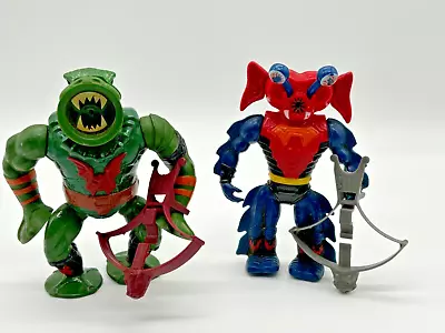 Masters Of The Universe Evil Horde Mantenna And LEACH: With Crossbow-paint Wear • $14.99