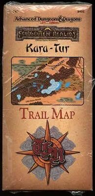 TM5 KARA-TUR TRAIL MAP SEALED Vintage D&D Dungeons Dragons Oriental Adventures • $129.95