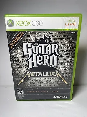 $34.99 • Buy Guitar Hero Metallica – 2009 Microsoft Xbox 360 - Complete CIB Video Games ROCK
