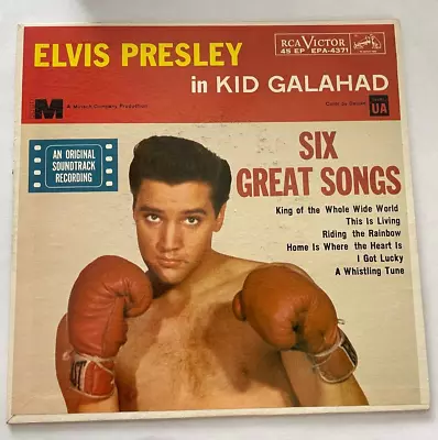 Elvis Presley In Kid Galahad EP 45 In Cardboard Sleeve - RCA Victor - CLEAN! • $15.50