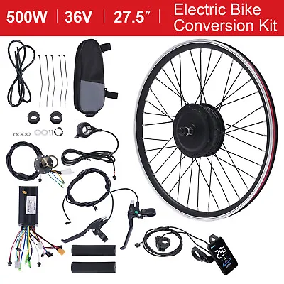 27.5  EBike Front Wheel Hub Motor Electric Bicycle Motor Conversion Kit 500W 36V • $220.40