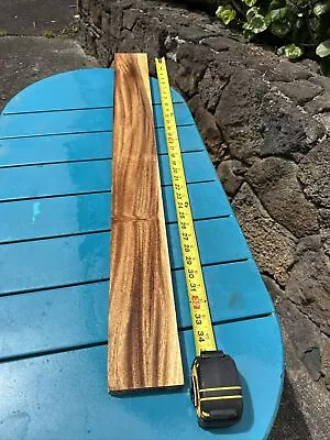 Hawaiian Monkey Pod Wood 35 3/4”x3 3/4”x7/8” • $38