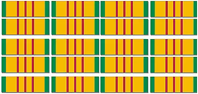 Vietnam Service Ribbon Sheet Of 20 - 2  Stickers 'Officially Licensed' • $16.99