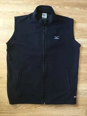 Mizuno Breath Thermo Fleece Vest (M ) Running Walking Casual Zip Pockets • $25