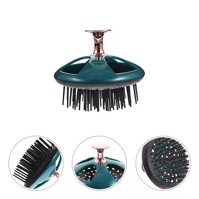  Silicone Spatulas Turner Shampoo Comb Massager Scalp Hair Washing Brush • £6.88