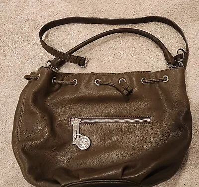 Michael Kors Olive Green Leather Satchel Handbag • $16