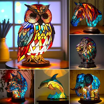 3D Colored Animal Light Desk Lamp Animal Series Decorative Night Light 2024 • $34.99
