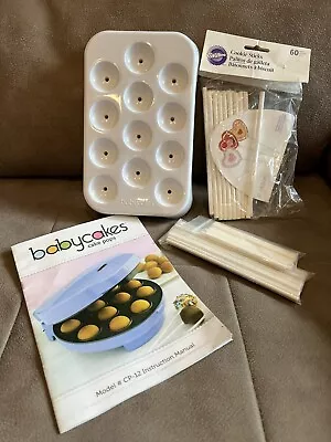 Babycakes Book Cake Pop Drying Rack  & Cakepop Treat Sticks (LOT) • $7.99