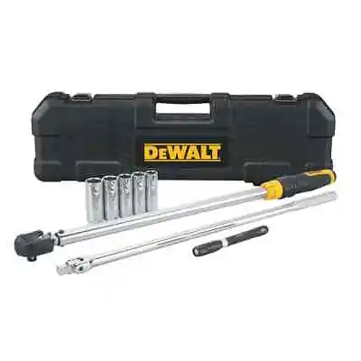 DEWALT Torque Wrench Tire Change Kit 1/2  Flex-Head Assorted Colors (7-Piece) • $149.58