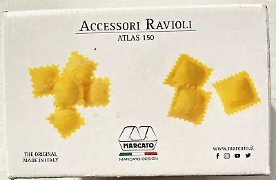 Marcato 8323 Ravioli Cutter Attachment Works With Atlas 150 Pasta Machine Silver • $39
