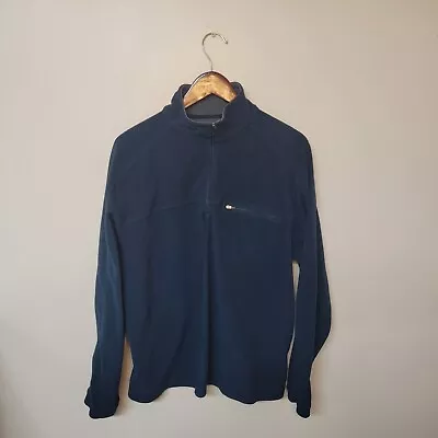 L.L. Bean Half Zip Fleece Pullover Navy Men’s Large • $14.80