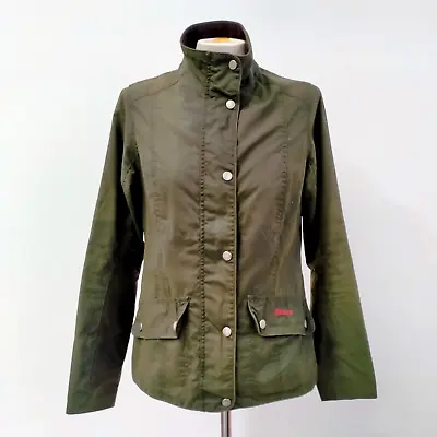 £17 • Buy Barbour Utility Waxed Cotton Wax Jacket, Forest Green, UK Size 10
