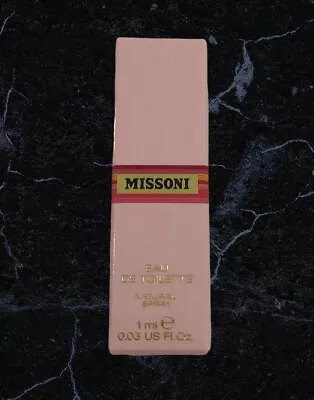 Missoni Eau De Toilette Spray Sample Vials 1 Ml/0.03 Oz Each-NEW • $6.25